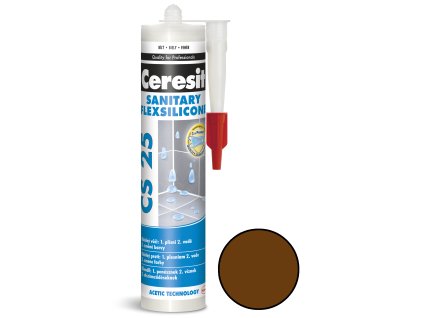 CERESIT CS 25 SANITARY sanitární silikon 280 ml chocolate