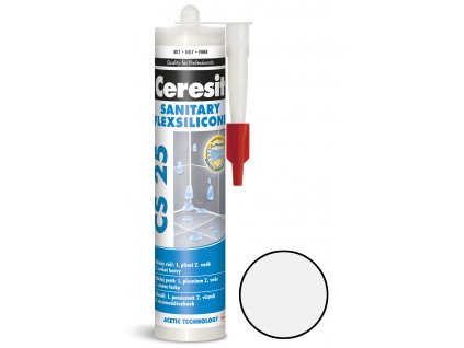 CERESIT CS 25 SANITARY sanitární silikon 280 ml bílý