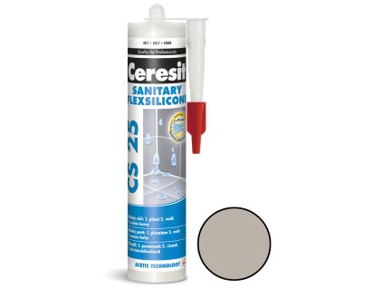 CERESIT CS 25 SANITARY sanitární silikon 280 ml šedá