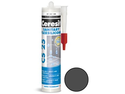 CERESIT CS 25 SANITARY sanitární silikon 280 ml graphite