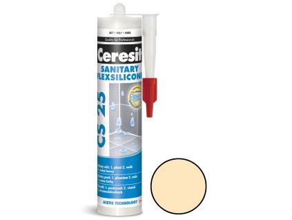 CERESIT CS 25 SANITARY sanitární silikon 280 ml cream