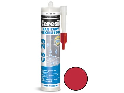 CERESIT CS 25 SANITARY sanitární silikon 280 ml chili