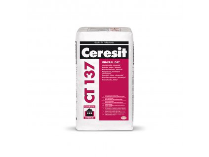 CERESIT CT 137 hlazená minerální omítka zrno 1,5 bal. 25 kg
