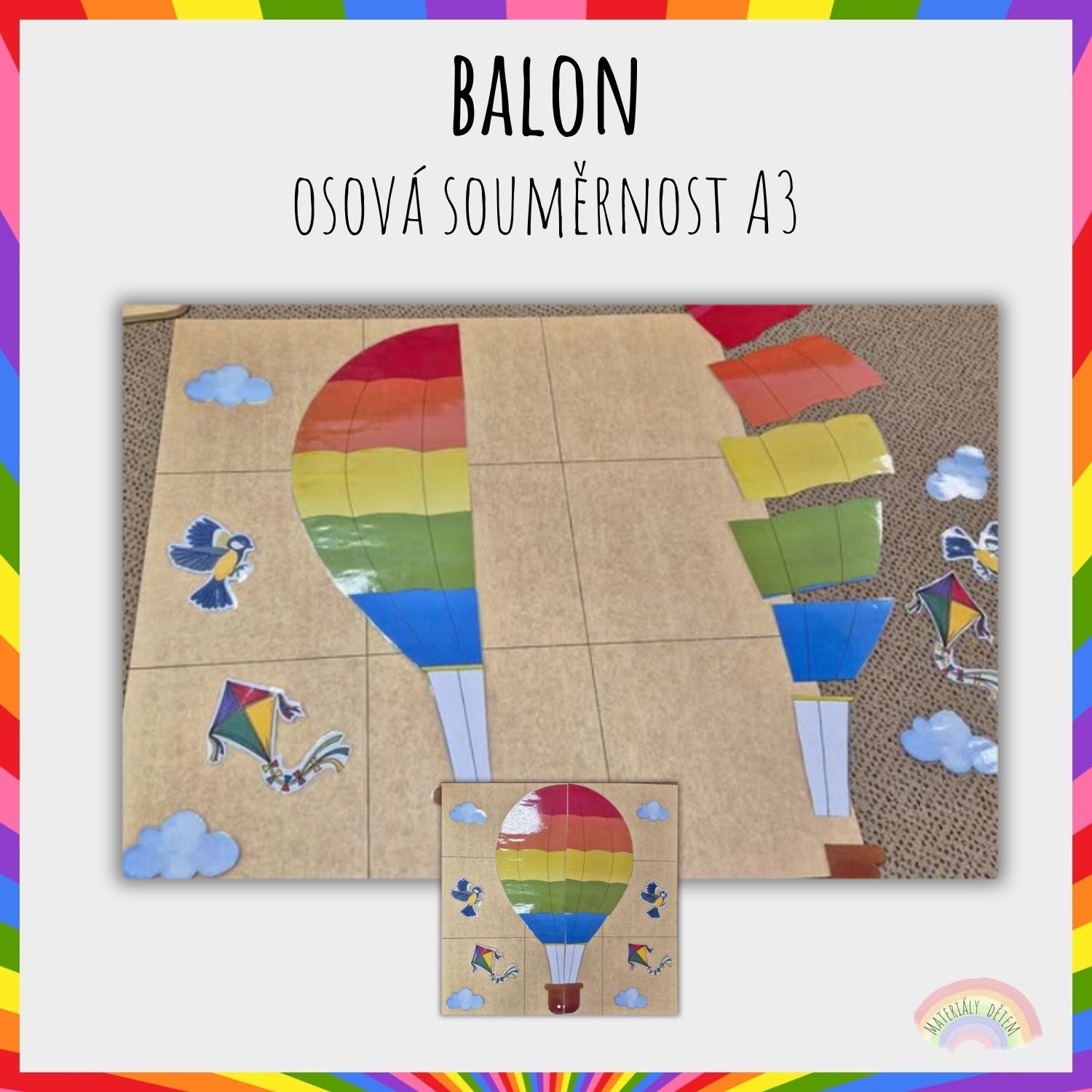 Balon, osová souměrnost