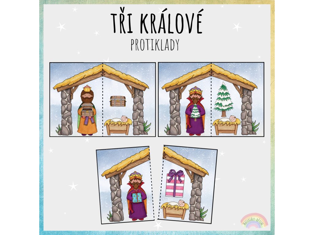 Tři králové, protiklady