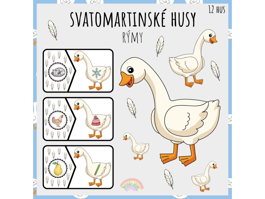 Svatomartinské husy, rýmy