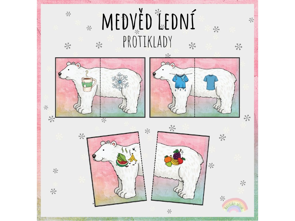 Medvěd lední, protiklady