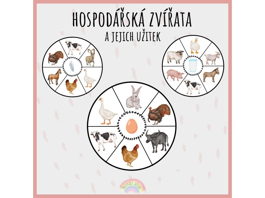 Hospodářská zvířata a jejich užitek
