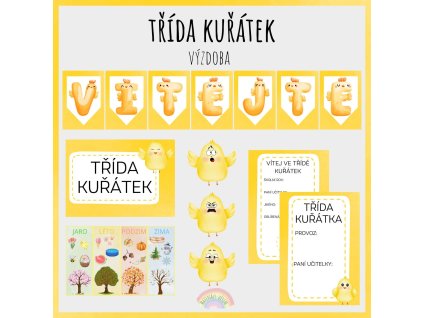 Výzdoba třídy Kuřátek