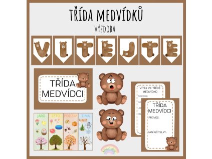 Výzdoba třídy Medvídků