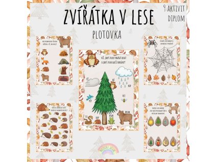 Zvířátka v lese, plotovka