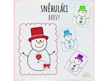 Sněhuláci, barvy
