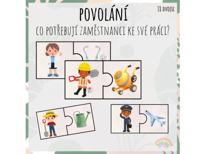 Povolání, potřeby