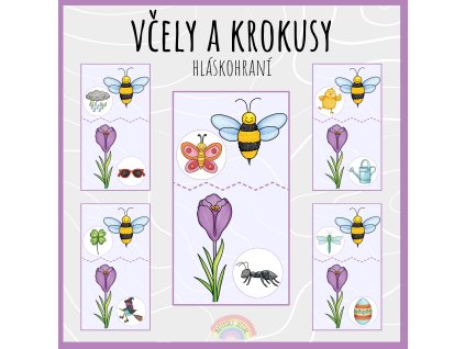 Včely a krokusy, hláskohraní
