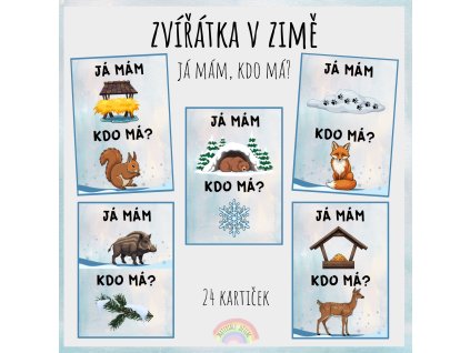 Já mám, kdo má? Zvířátka v zimě