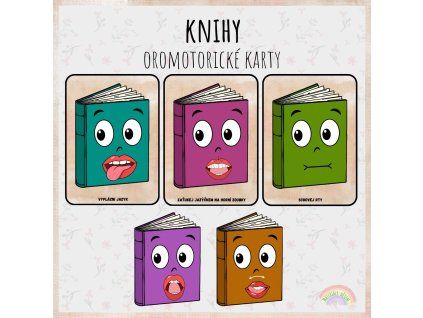 Knihy, oromotorické karty