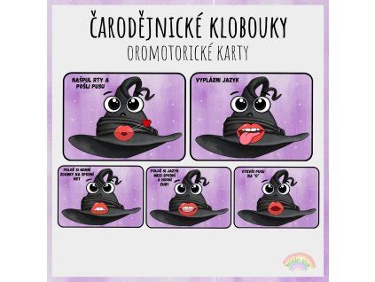 Čarodějnické klobouky, oromotorické karty