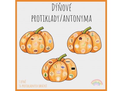 Dýňové protiklady/antonyma