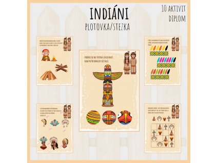 Indiánská plotovka/stezka