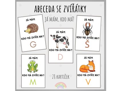 Já mám, kdo má? Abeceda se zvířátky