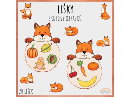Lišky, skupiny obrázků