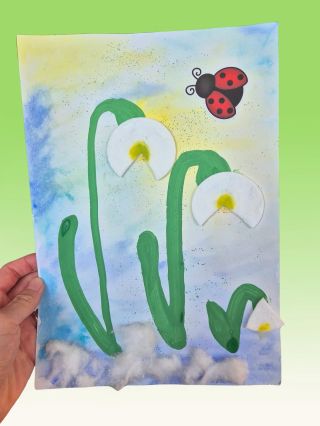 🌱Sněženky🌱 ..jarní tvoření s dětmi