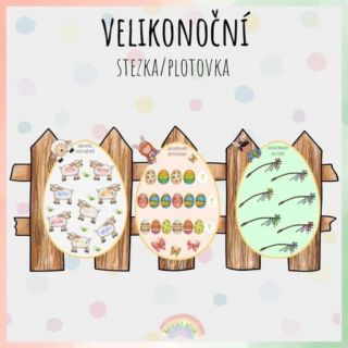 🐰Velikonoční stezka/plotovka🐰