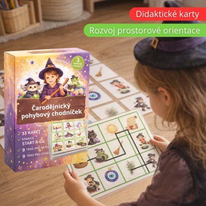 Čarodějnický pohybový chodníček