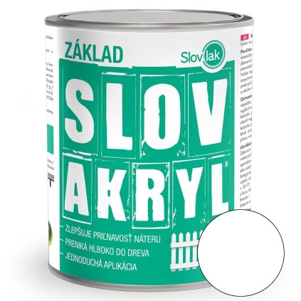 Slovakryl základ 0,75kg biely