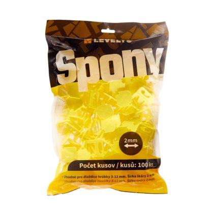 LEVELYS Spony 2 mm 100ks (1)