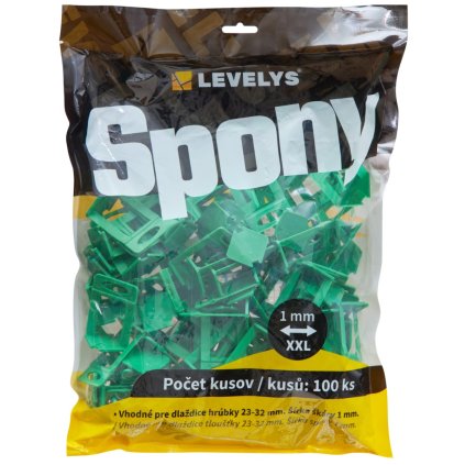 LEVELYS Spony 1 mm XL 100ks (6)