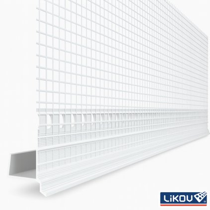 Rohovník PVC 2,5m LE N ukonč.s okapom (1)