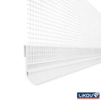 Rohovník PVC 2,5m LE V25ks na sokl.okap (1)