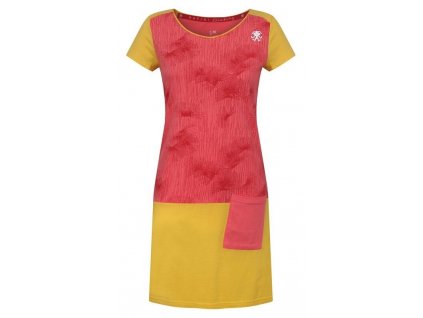 Šaty Rafiki Rosario Dámské (Barva sugar coral / sulphur, Velikost 36)