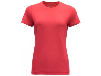 Triko Devold Eika KR dámské (Barva červená, Velikost M)