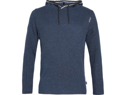 Mikina Chillaz Alicante Logo 2.0 Pánská (Barva black melange, Velikost L)