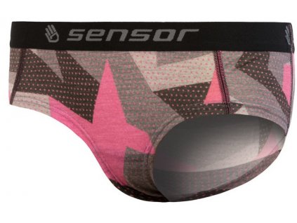 Kalhotky Sensor Impress Dámské (Barva černá / pattern, Velikost L)