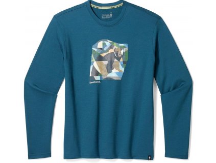Triko Smartwool Beckcountry Bear DR Pánské (Barva twilight blue, Velikost L)
