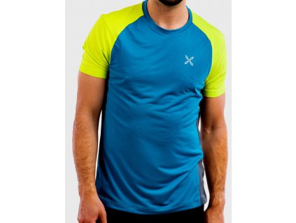 montura join t shirt teal blue