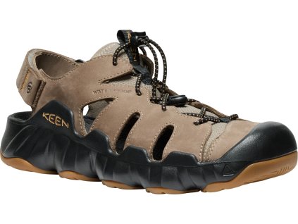 Sandály Keen Hyperport Fisherman leather pánské (Barva brindle/oak buff, Velikost 8 / 42 / us 9)