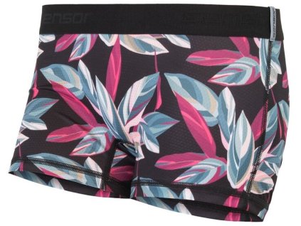 Kalhotky Sensor Coolmax Impress Dámské (Barva černá leaves, Velikost L)