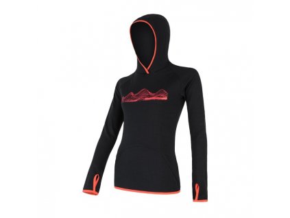 Mikina Sensor Merino Upper dámská (Barva Black, Velikost S)