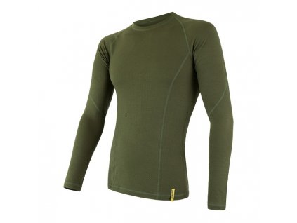 Triko Sensor Double Face Merino Wool DR pánské (Barva safari, Velikost L)