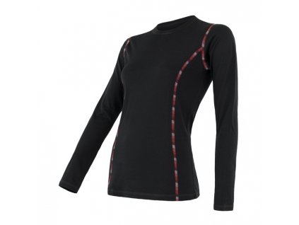 Triko Sensor Merino Air DR dámské (Barva Black, Velikost M)