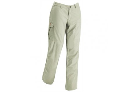Kalhoty Fjallraven Karla MT dámské (Barva Khaki, Velikost L)