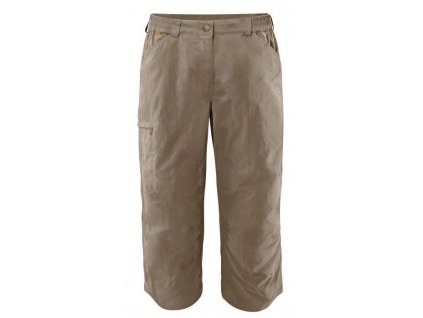 Kalhoty 3/4 Vaude Farley capri dámské (Barva hnědá, Velikost S)