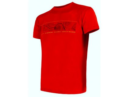 triko Sensor Coolmax Performace  KR pánské (Barva červená, Velikost XL)