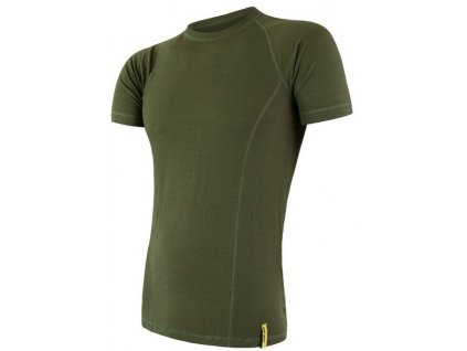 Triko Sensor Double Face Merino Wool KR pánské (Barva Zelená, Velikost XXL)