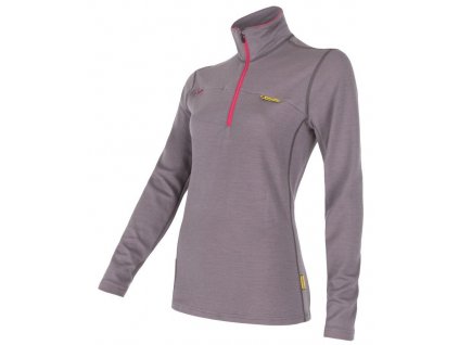 Mikina Sensor Merino Wool 330 dámská (Barva šedá, Velikost 38)