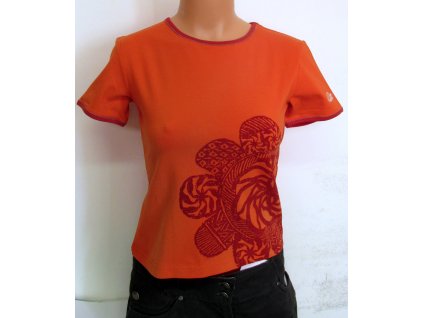 Triko Lowe Alpine Sunrise KR dámské (Barva oranžová, Velikost 36)